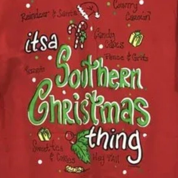Women M Christmas T-Shirt Red - Picture 2 of 7